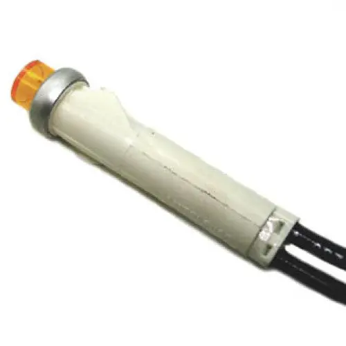 11-383 - Indicator 12V Led 9Mm Orn Press Fit With Wire 1