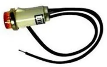 11-2346 - Indicator 125V 12Mm Red Snap Fit With Wire 1