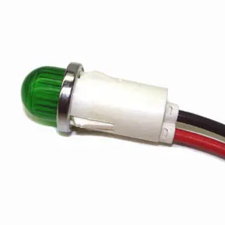 1053A5 - Indicator 250V 12Mm Grn Snap Wir 1