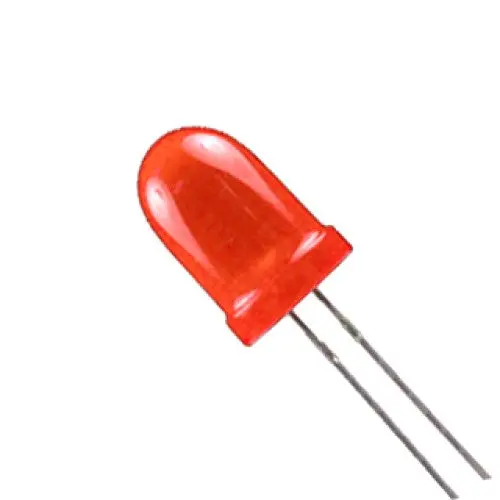 05841 - Led5 Diff Red 600-1200Mcd 10Ma 630Nm 1.9V-2.1V (100 Pcs/Pkg) 1