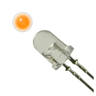 Wp7113sec - Led5 Waterclear Orange 2000Mc  (20 Pcs/Pkg) 1