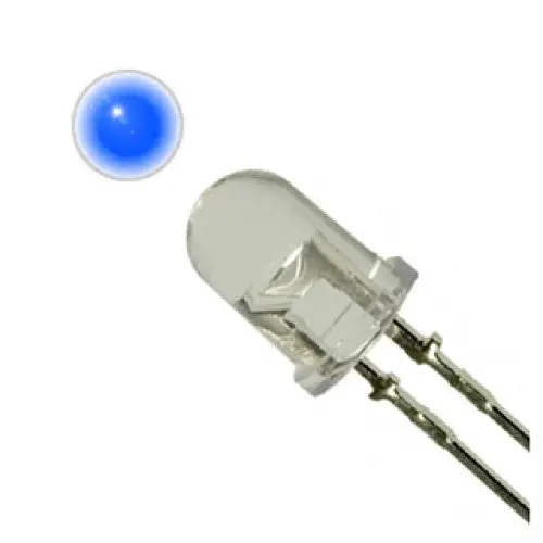 Ledfl-510006 - Led5 Flashing Clr Blue 3.3V 20Ma  (2 Pcs/Pkg) 1