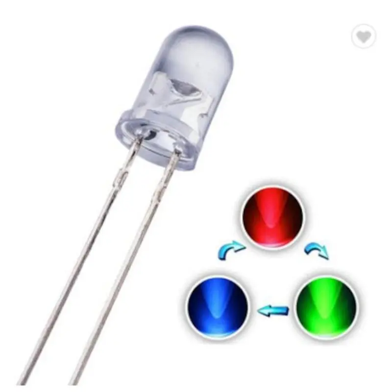 Ledmu-992569 - Led5 Flashing Waterclear Rgb 3.15V 20Ma 1