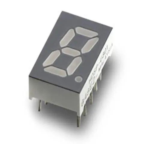 Hdsp-7303 - Display 7Seg 1Ch Red Cc 7.6Mm 1.6V 20Ma 1