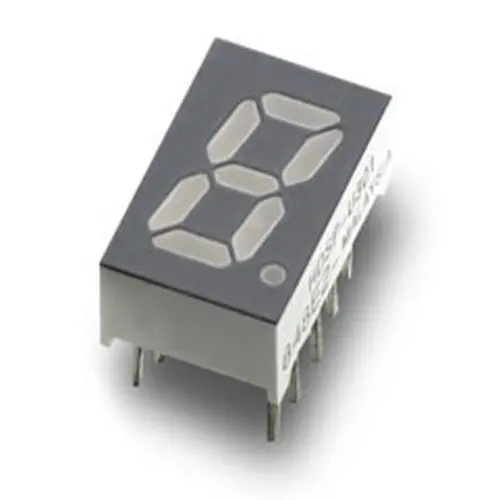 Hdsp-7303 - Display 7Seg 1Ch Red Cc 7.6Mm 1.6V 20Ma 1