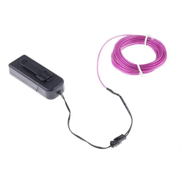 02945 - El Wire Purple 2.3Mm 3M With 3V Battery Pack Inverter 1