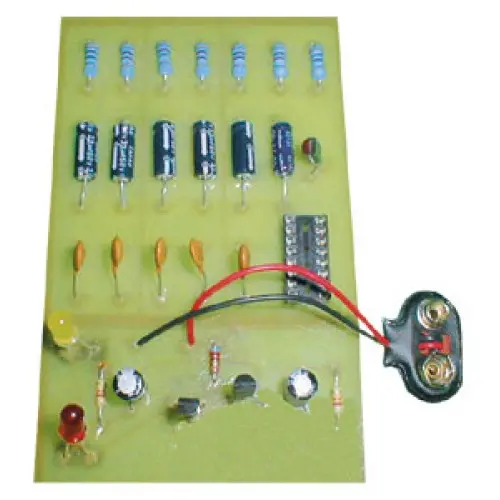 C6445 - Learn To Solder - Flashing Light 1