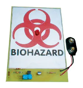 C6770 - Bio-Hazard Sign - Flashing Light 1