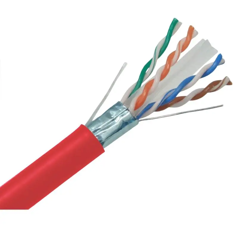 C6a-207-4P-Rd - Cable Cat6a Cm Str Shld Red 1000Ft U/Stp 4P/26Awg 1