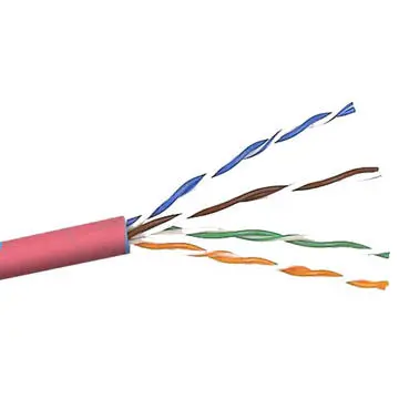 Wsc-3227C - Cable Cat5e Ft4 Sol Red 1000Ft Utp 4P/24Awg 350Mhz 1