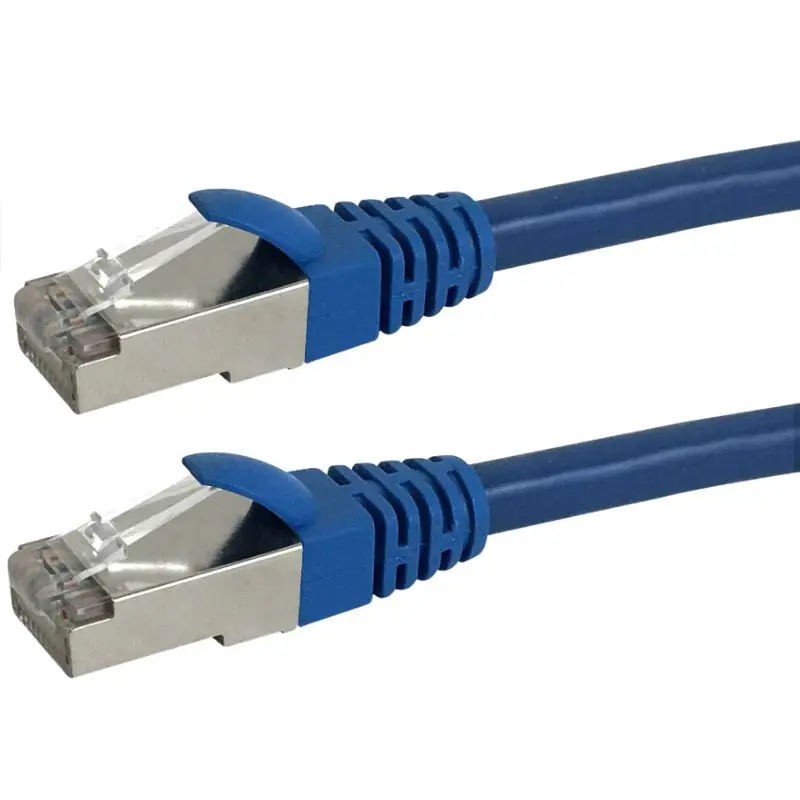 Cat6as-25Bl - Patch Cord Cat6a Blu 25Ft Shield Sstp Cmr Riser 10Gb 1
