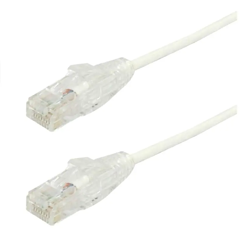 Pc-Ut6a006w - Patch Cord Cat6a Slim Wht 6Ft Ultra-Thin 28Awg Ft4 Cmr 10Gig (10 Pcs/Pkg) 1