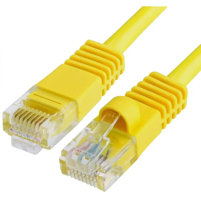 Px-010Y - Patch Cord Cross Cat5e Yel 10Ft Snagless Boot 1