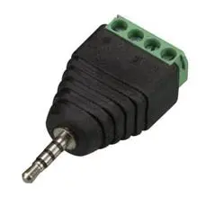 Cd028 - Audio Pl 2.5 Stereo To 4P Screw Terminal 1