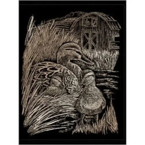 Copf19 - Copper Engraving Ducks 1