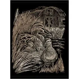 Copf19 - Copper Engraving Ducks 1
