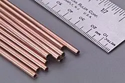 8117 - Round Copper Tubes Dia:1/16In Length:12In  (3 Pcs/Pkg) 1