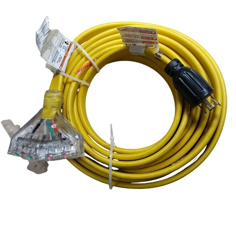 Cord 6 - Extension Cord 3/10 25Ft Ft1 600V 105C L14-30P To 4X5-15R 1