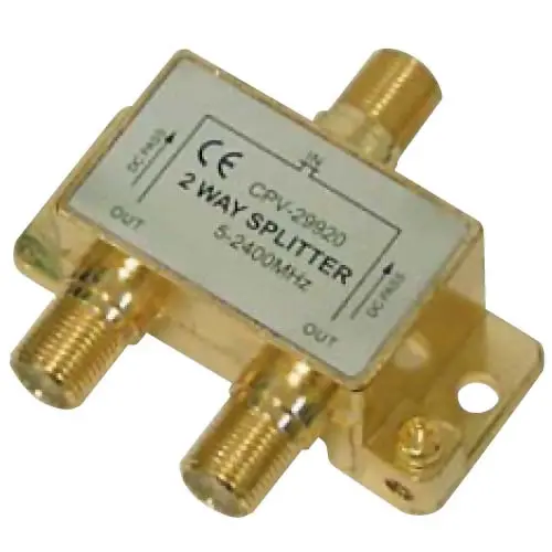 Cpv-29920 - Satellite Splitter 2Way 5-2400Mh Last Stk 1