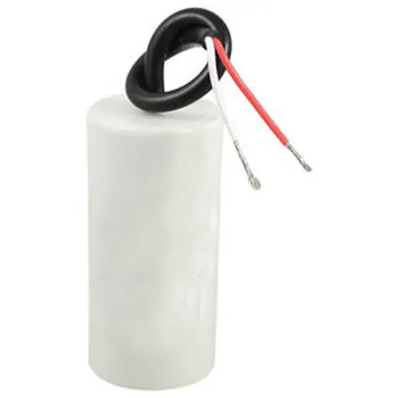 4657-P - Cap Ac Mr 26Uf 400V Rnd W/Wire Plastic Body 1.8X3.6In 1