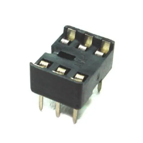 Pn2-641296-3 - Ic Socket Dw 6 Tin 7.62Mm  (8 Pcs/Pkg) 1