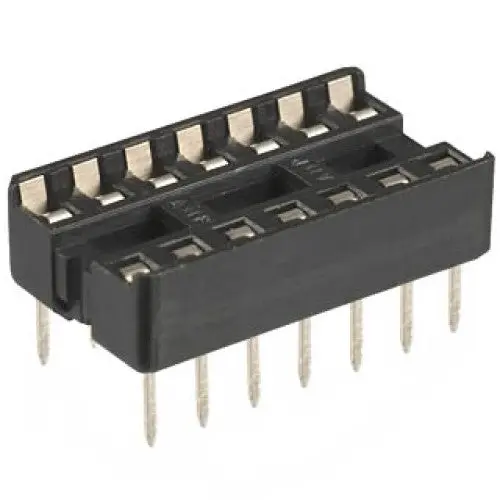 39-014-6 - Ic Socket Dw 14 Tin 7.62Mm  (6 Pcs/Pkg) 1