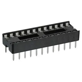 324-Ag10dc - Ic Socket Dw 24 Tin 7.62Mm Hp Wi  (17 Pcs/Pkg) 1