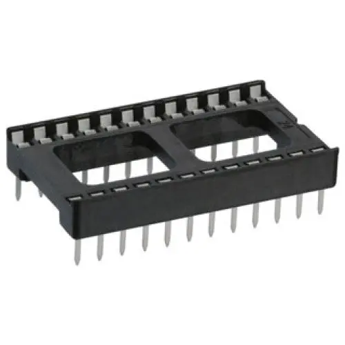 Dilb24p223t - Ic Socket Dw 24 Tin 15.24Mm Win  (2 Pcs/Pkg) 1