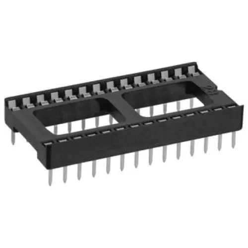 Dga-2051-2 - Ic Socket Dw 28 Tin 15.24Mm Lp  (2 Pcs/Pkg) 1