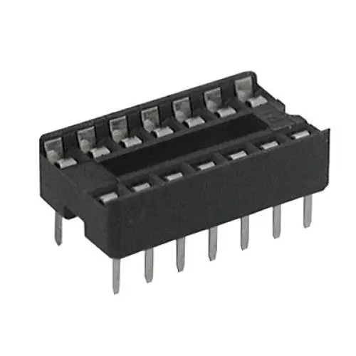 Dga-1401B-6 - Ic Socket Dw 14 7.62Mm Tin  (6 Pcs/Pkg) 1