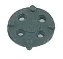 Dqp-523-10 - Trans Insulator 3P Rnd 8Mm Blk  (10 Pcs/Pkg) 1