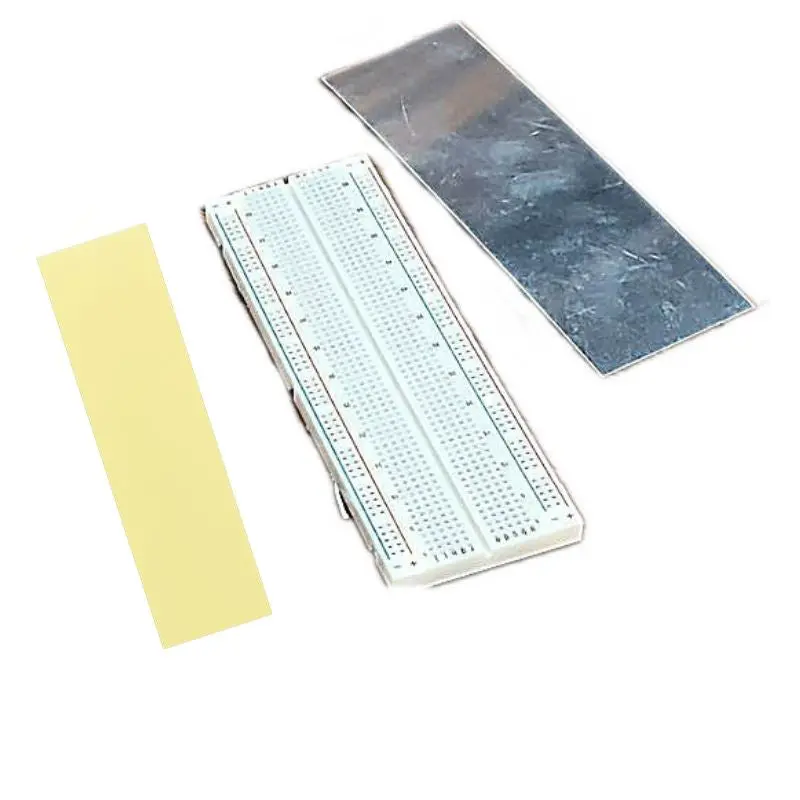 Ebb-433D - Breadboard 2 Strip 2.1X6.4In 830 Tie Points With Metal Plate 1