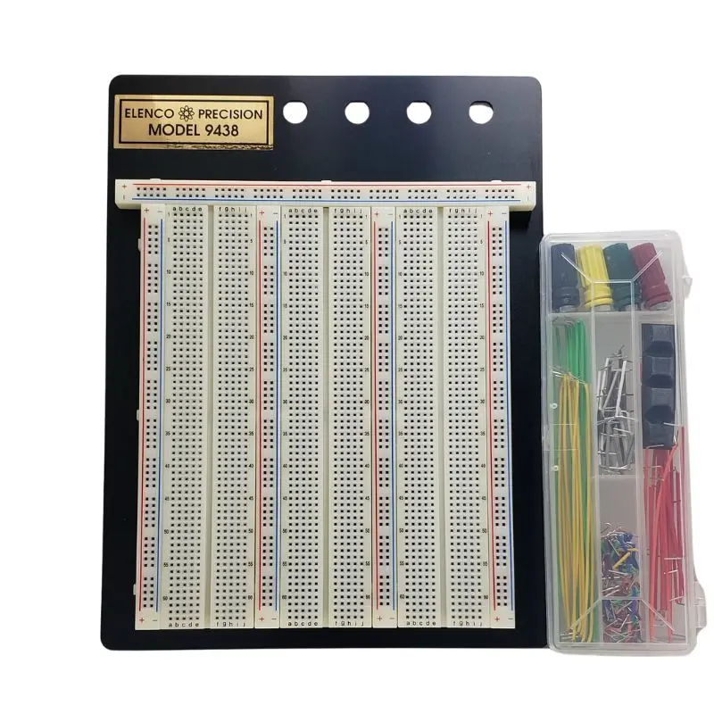 9488Wk - Breadboard 2 Strip 7X9in Test Points W/Jumper Wires 1
