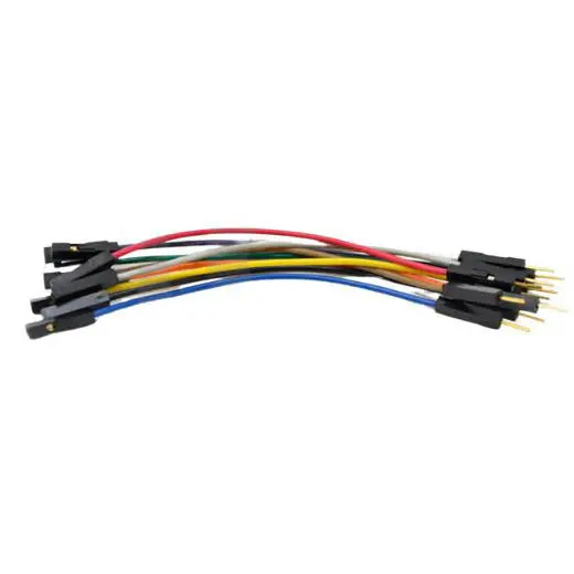 Conju-122319 - Jumper Wire Male/Fem 1P 12In 24Awg Assorted Color 10Pc/Pkg 1
