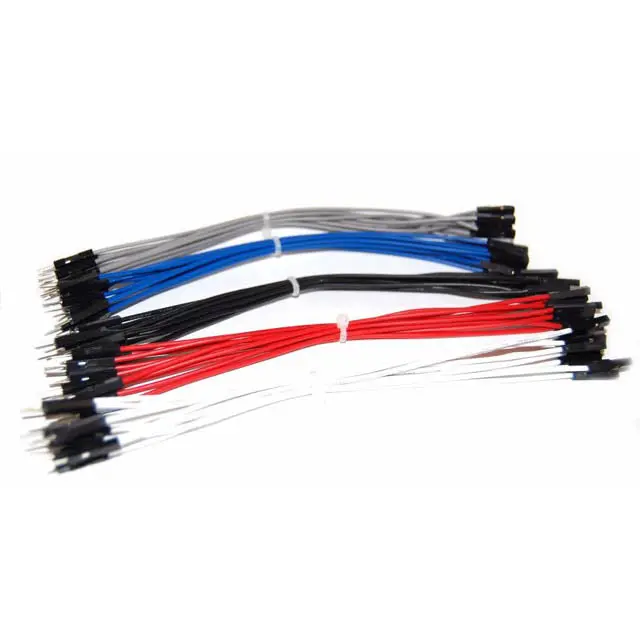 Ls-Mfpj-6 - Jumper Wire Male/Fem 6In 22Awg 50Pc/Pkg Red Blk Wht Gry Blue 1