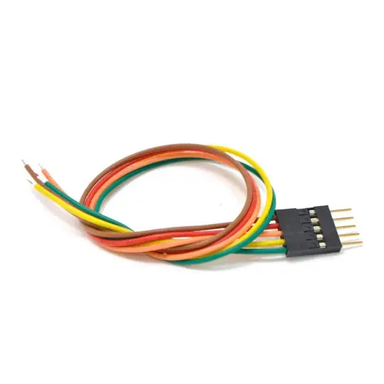 Concg-321105 - Jumper Wire Male 5P To Open End 24Awg Assorted Color 8In 1