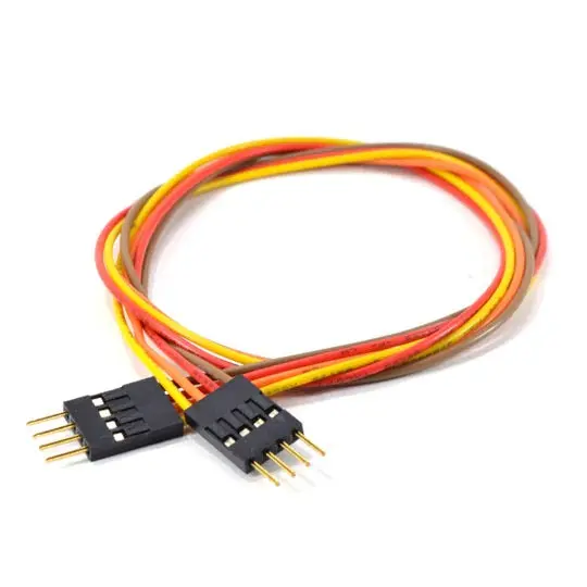 Concg-045411 - Jumper Wire Male/Male 4P 1.5In 24Awg Assorted Color 0.1In Pitch 1
