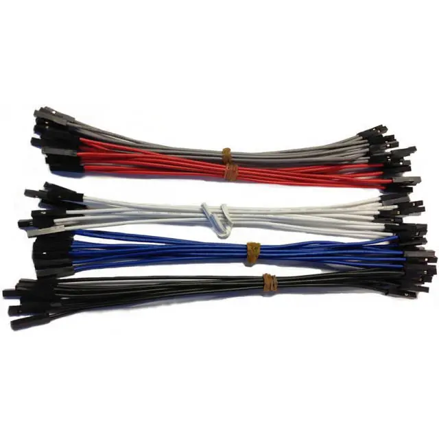 Ls-Ffpj-6 - Jumper Wire Female Female 6In 22Awg 50/Pk Red Blk Wht Grey Blu 1