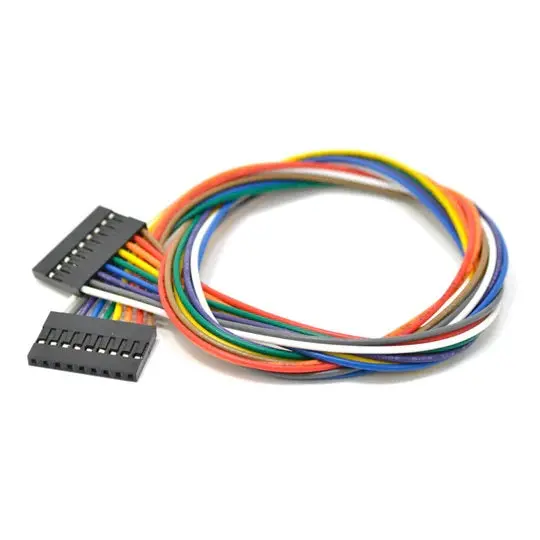 Concg-045900 - Jumper Wire Fem/Fem 9P 15In 24Awg Assorted Color 0.1In Pitch 1