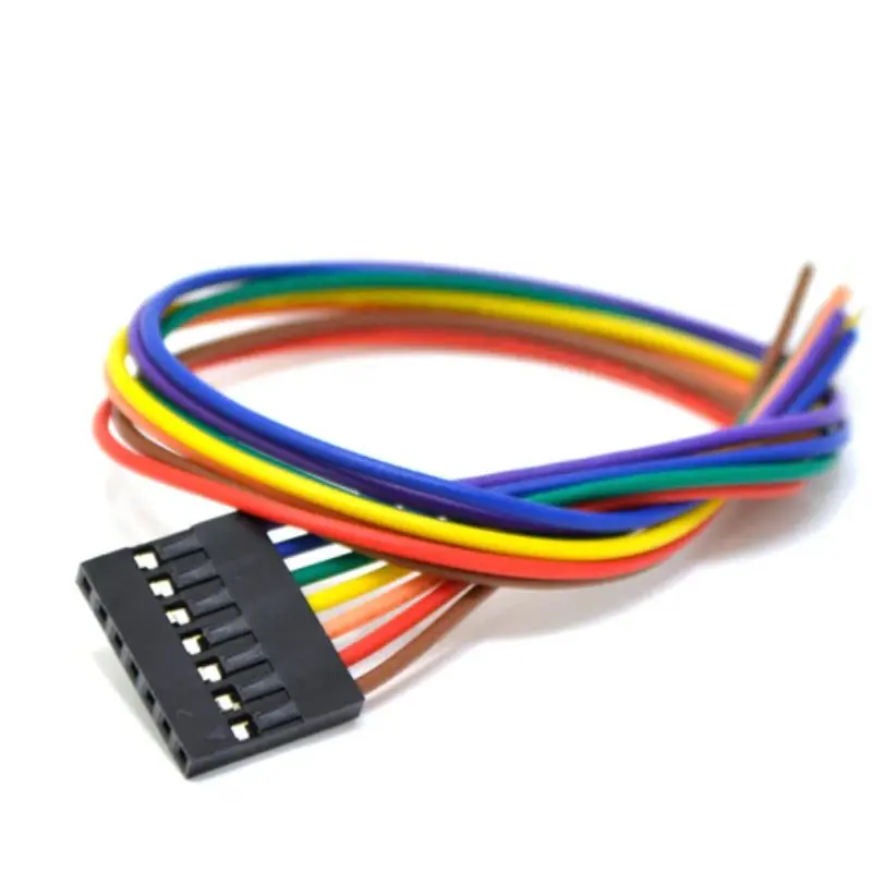 Concg-310007 - Jumper Wire Fem 7P To Open End 8In 24Awg 1