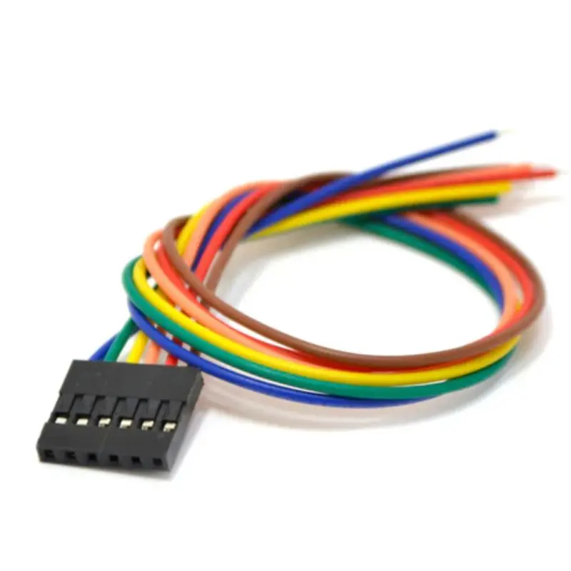 Concg-310006 - Jumper Wire Fem 6P To Open End 8In 24Awg 1