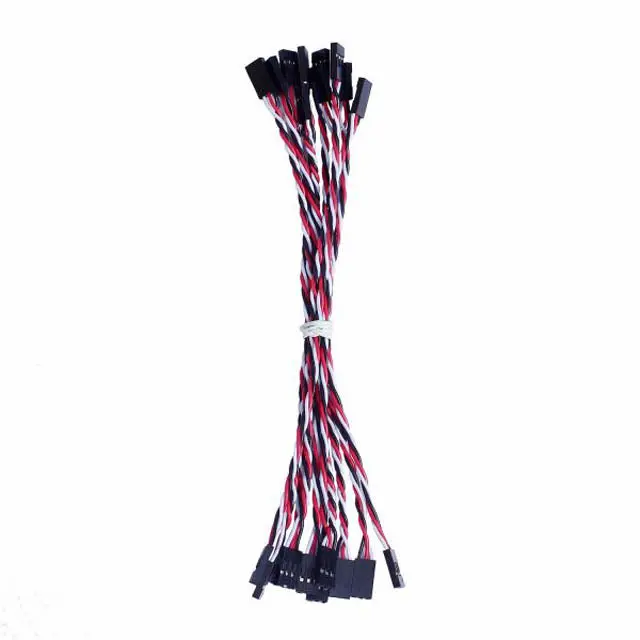 3Pin-01 - Jumper Wire Fem/Fem 3Pins 7In 26Awg (10 Pcs/Pkg) 1