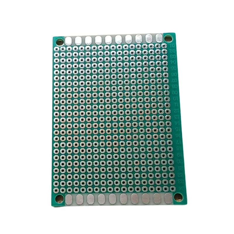 Pcbda-991218 - Pcb Etched Ss 5X7in 1 Hole Pad Copper 0.1In Pitch 1