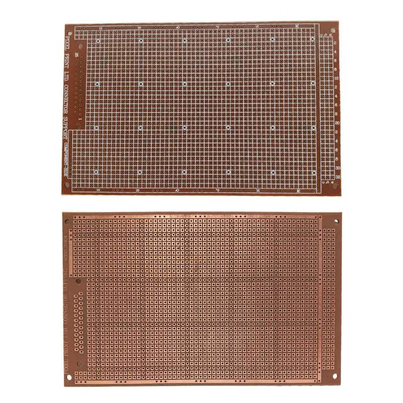880-330507 - Pcb Etched Ss 4X6in 1 Hole Pad Power Bus Copper 0.1In Pitch 1