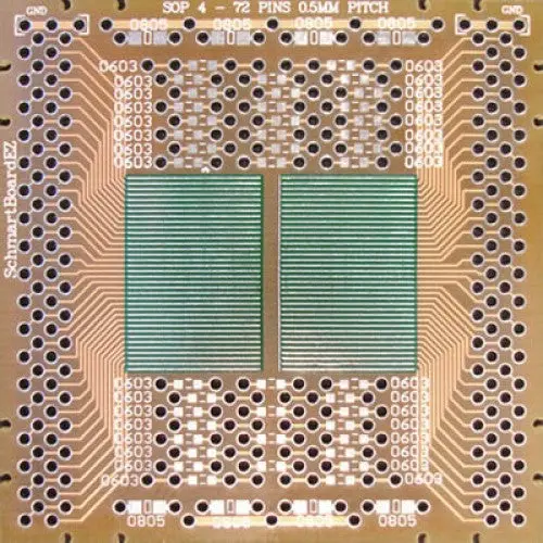 2760165 - Board Smt Prototype 2X2in Sq Pad 1