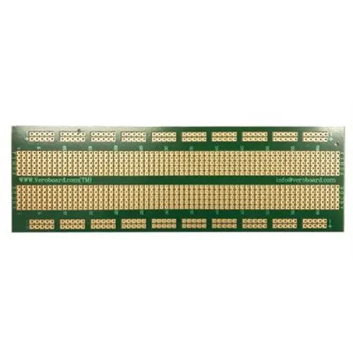 Pc-840B - Pcb Breadboard Etched Ss 2X7in 5 Pad Hole Power Bus 0.1In Pitch 1