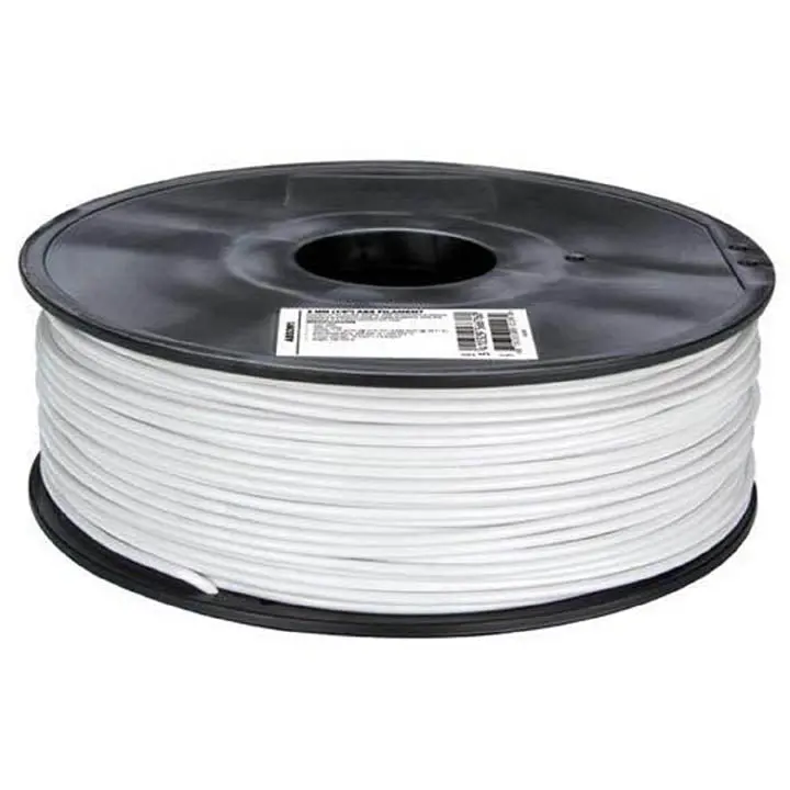Abs3w1 - 3D Filament Abs White 3Mm 1Kg 2In Center Hole 1