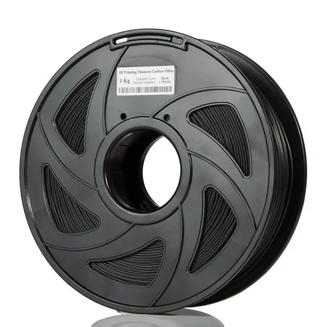 Pla17bk1 - 3D Filament Pla 175Mm Black 1Kg 2In Center 1