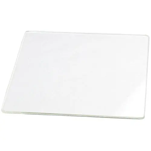 23615 - 3D Printer Glass Borosilicate With 2 Clip Set 140X140x3mm 1
