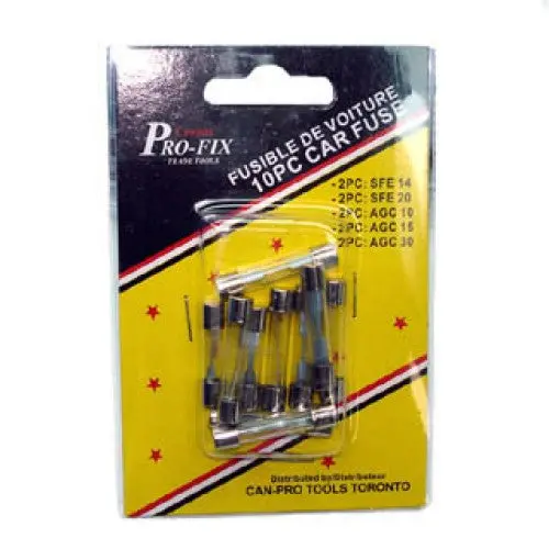 59291 - Fuse Fb Kit 10/15/20/30A-32V 6.3X32mm 14A-32V@6.3X25.4Mm (10 Pcs/Pkg) 1